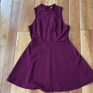Maroon casual dress